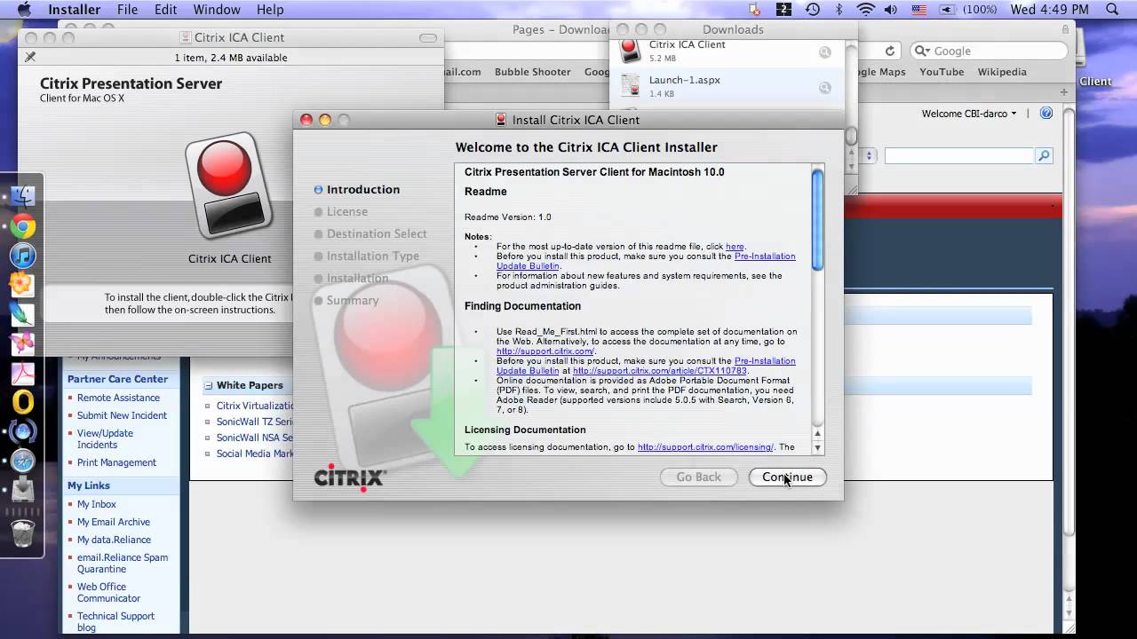 citrix 4.9 for mac